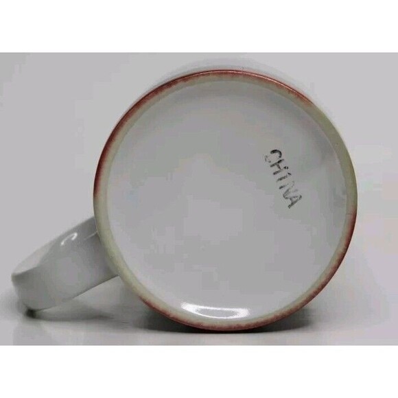 BLACK CAT  RED / BURGANDY COFFEE TEA MUG UNBRANDED CAT LOVER GIFT - Picture 4 of 4